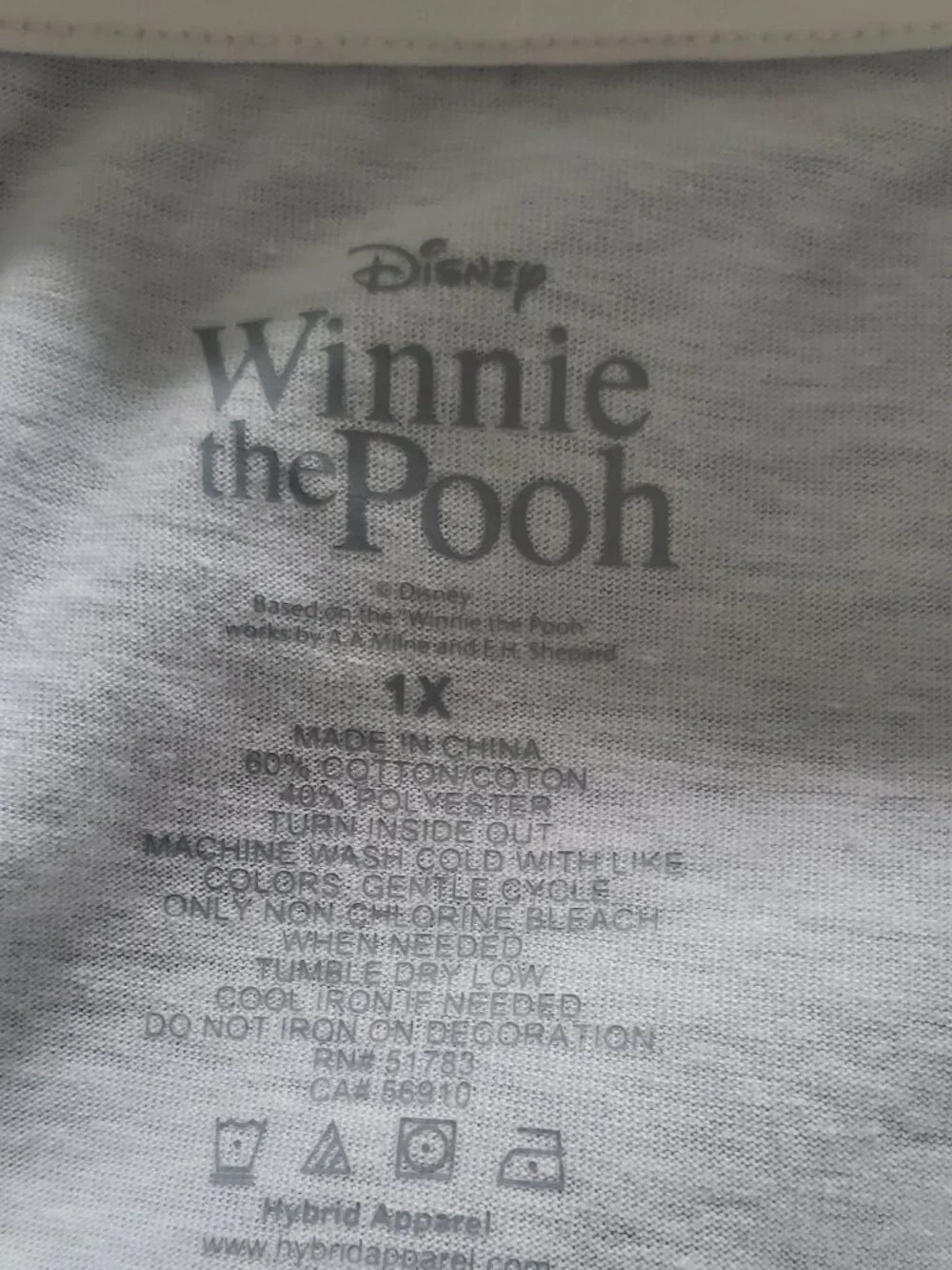 Maurices Pooh And Friends Graphic T-Shirt Women's Size 1X